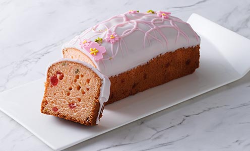 桜のパウンドケーキ